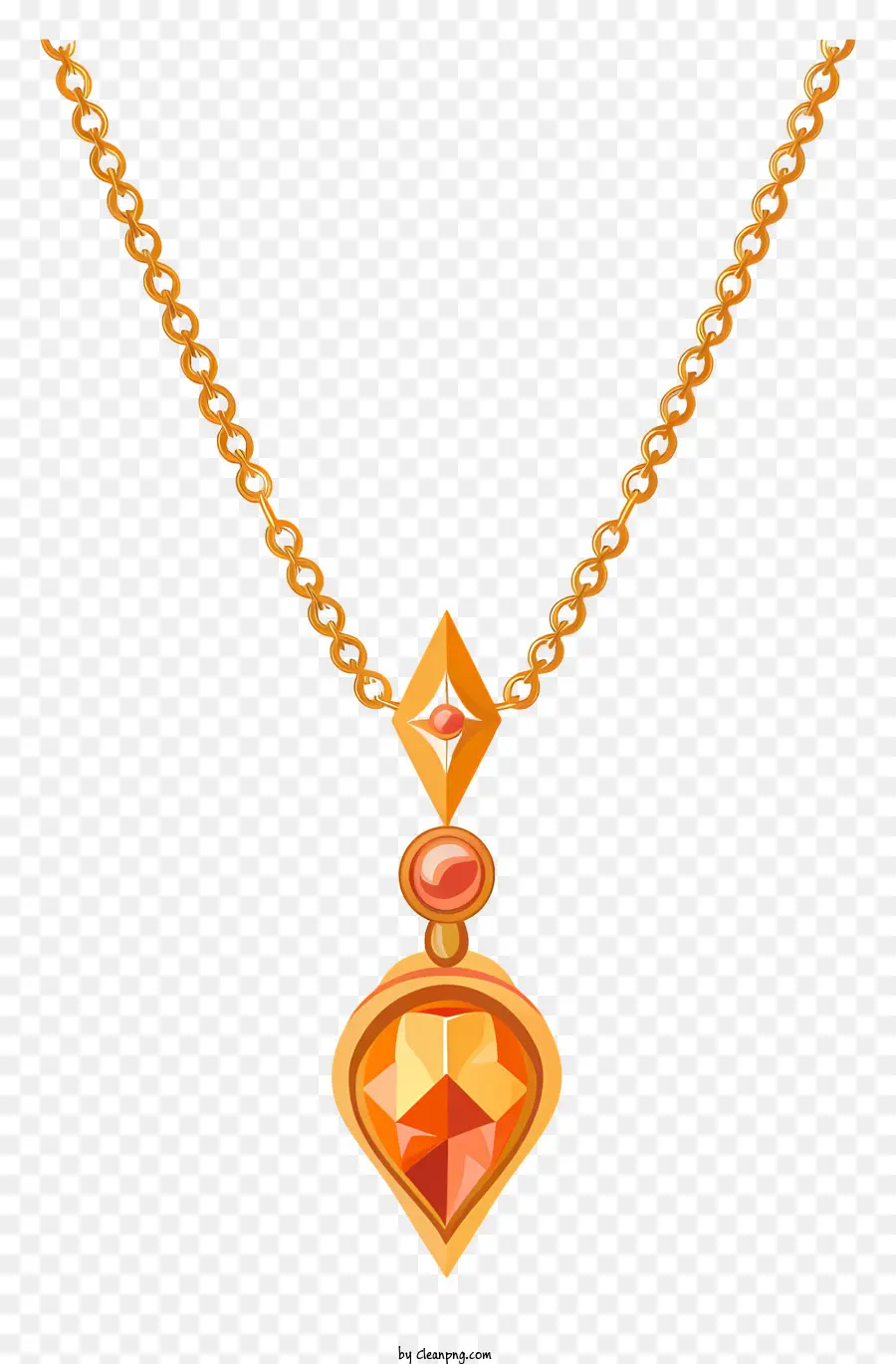 Collier Simple，Collier En Or PNG