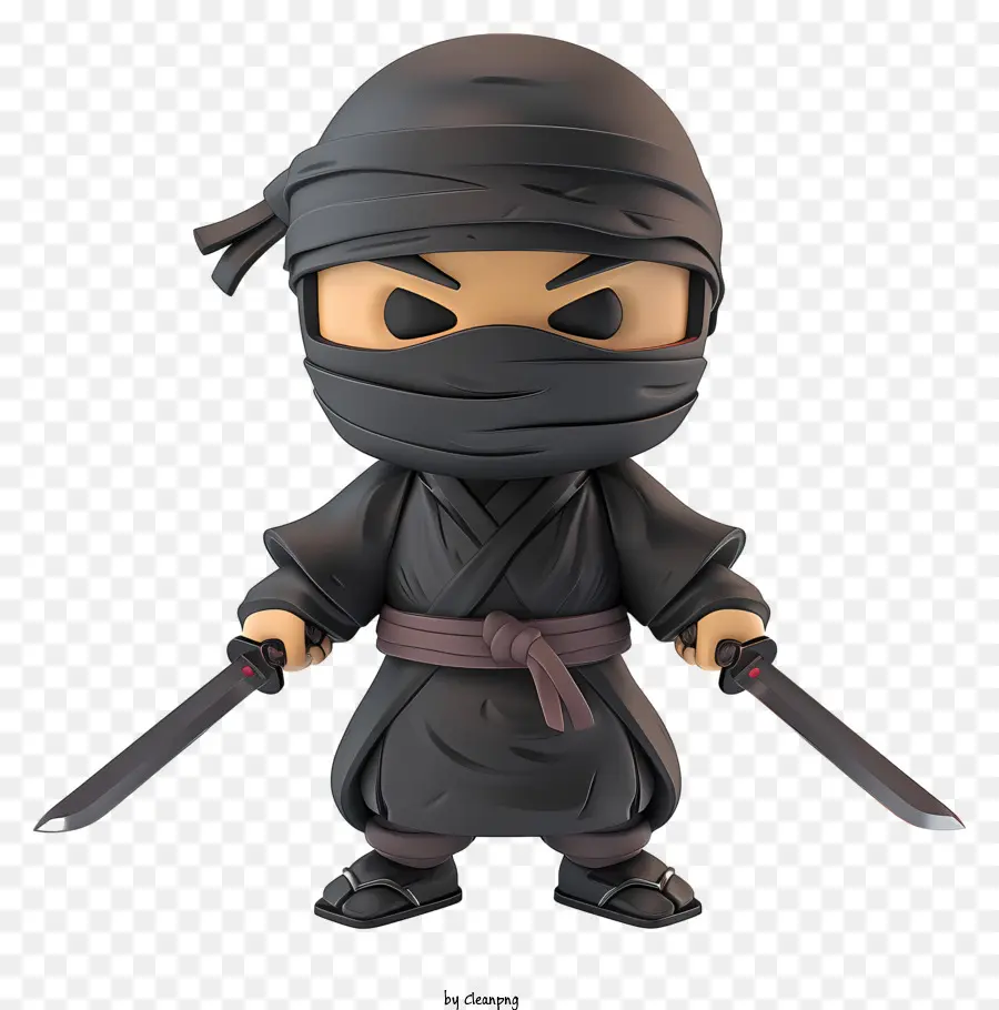 Ninja，Costume Noir PNG