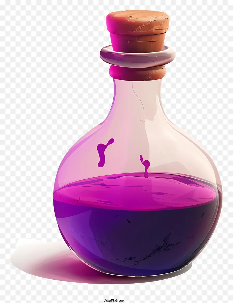 Potion，Liquide Violet PNG