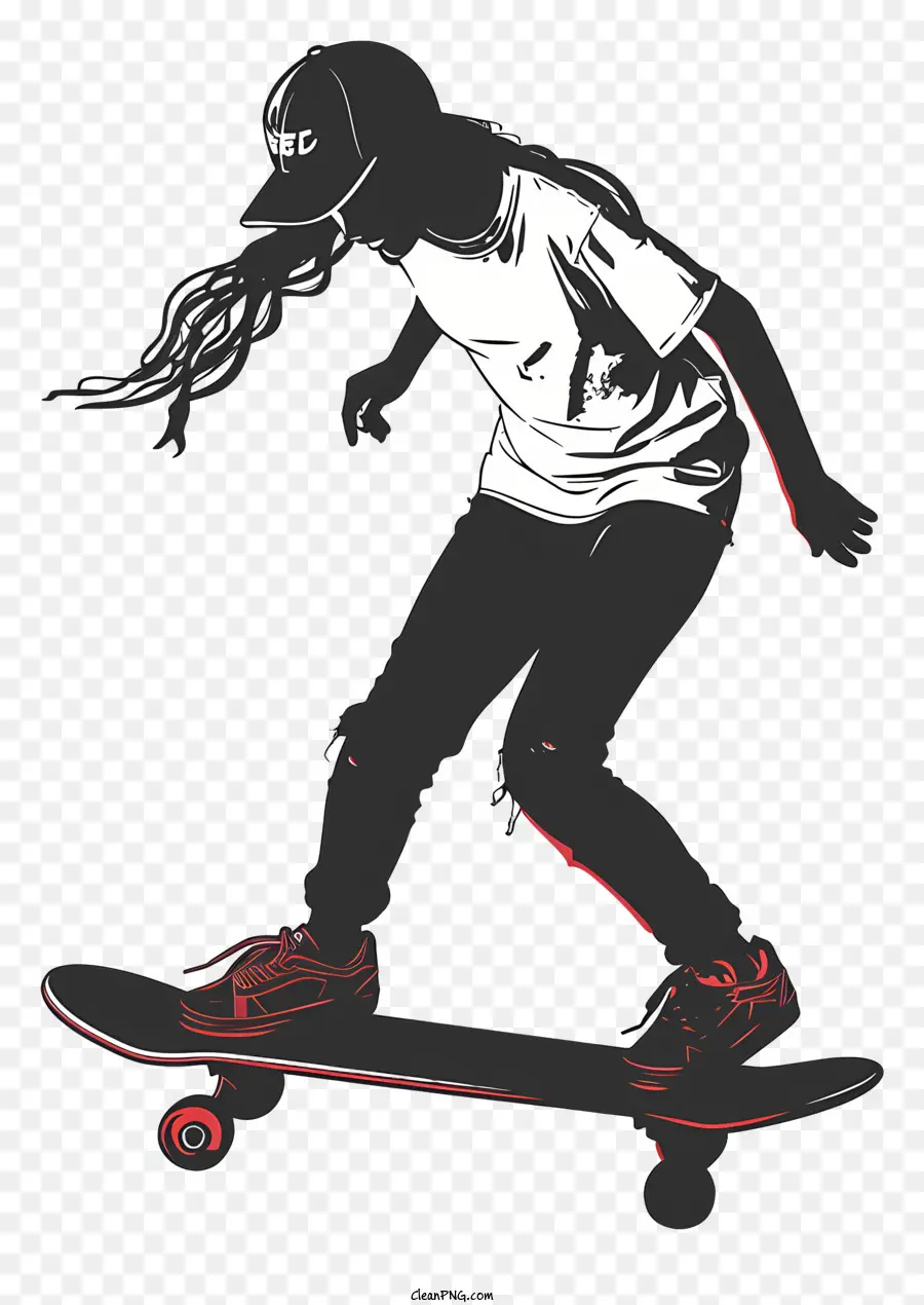 Faire Du Skateboard，Planchiste PNG