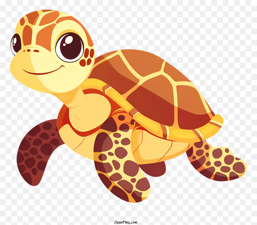 Dessin Animé Tortue，Bébé Tortue De Mer PNG