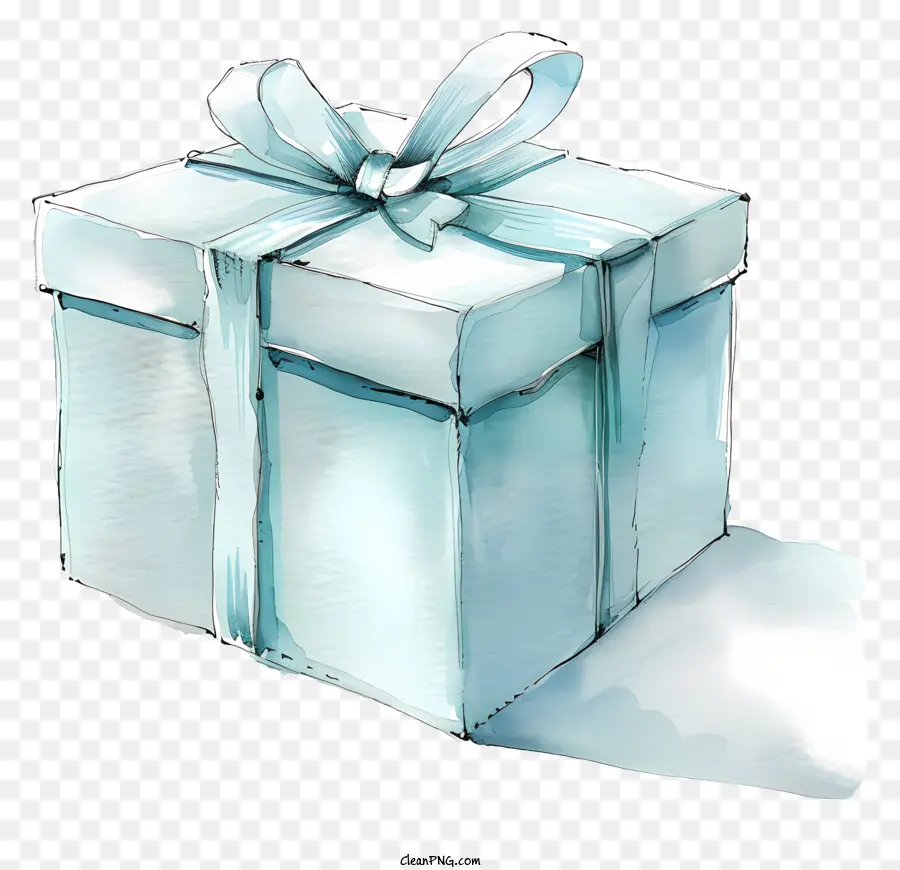 Cadeau，Bleu Boîte Cadeau PNG
