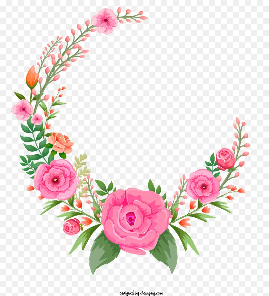 Roses，Couronne De Fleurs PNG