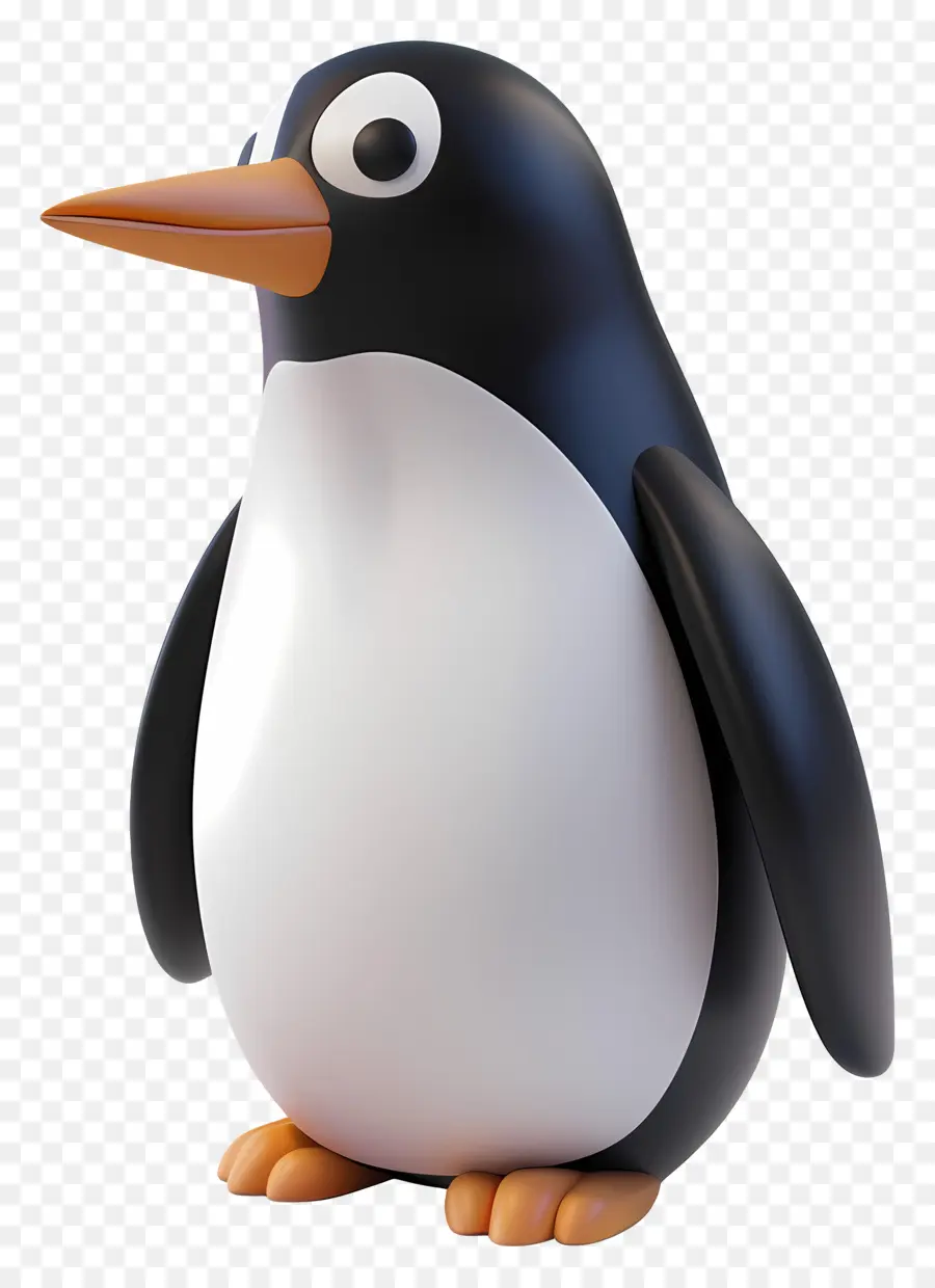 Pingouin，Noir Et Blanc PNG