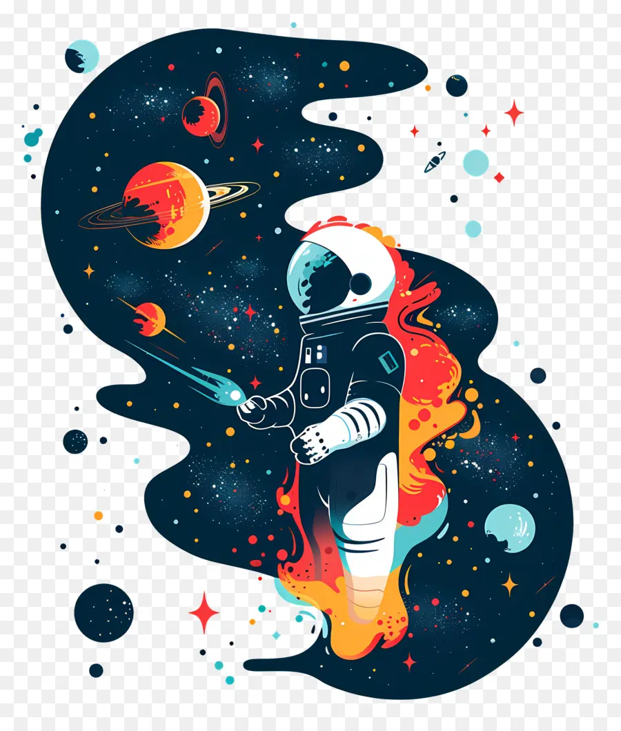 Univers，L'astronaute PNG