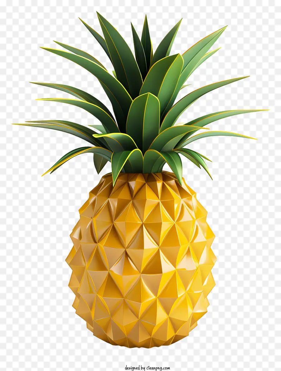 L'ananas，Jaune PNG