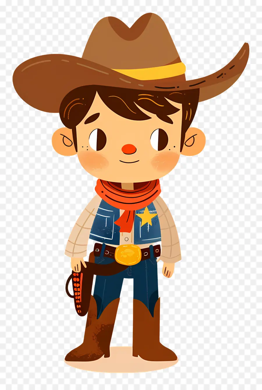 Cowboy，Personnage De Dessin Animé PNG