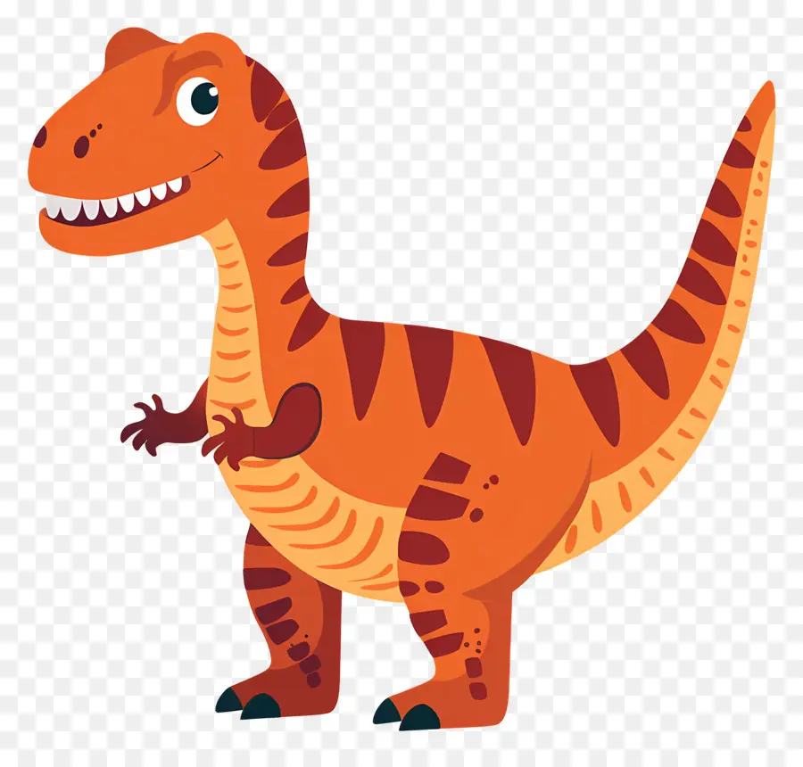 Les Dinosaures，Dinosaure Orange PNG