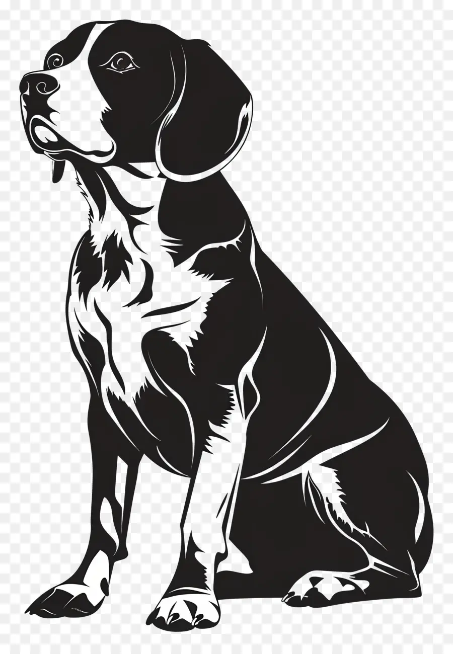 Silhouette De Chien，Chien PNG