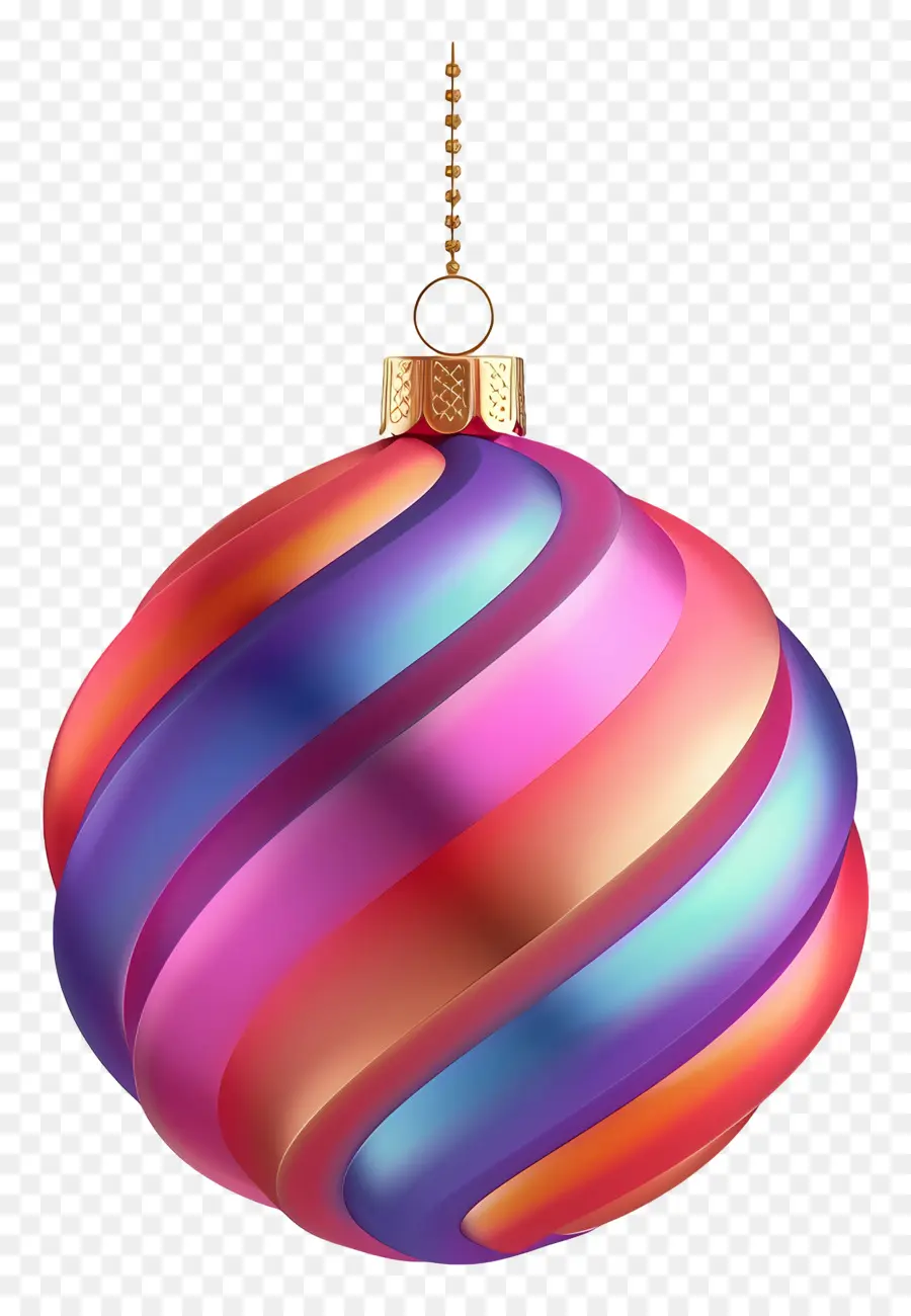 Ornement De Noël，Multicolore PNG