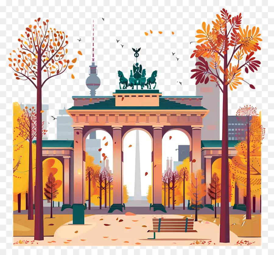 Berlin，Paysage Urbain PNG