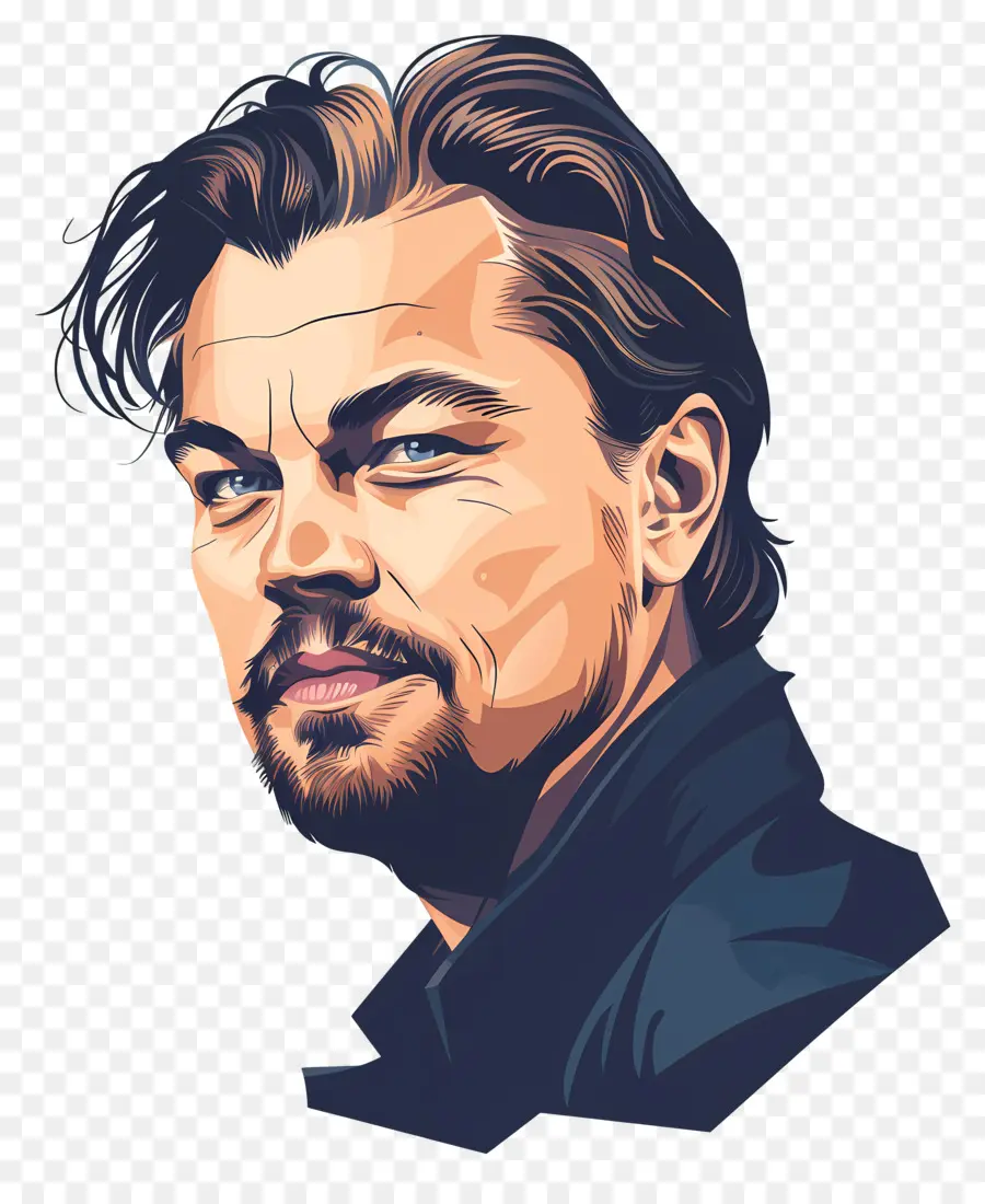 Leonardo Dicaprio，Homme à Barbe PNG