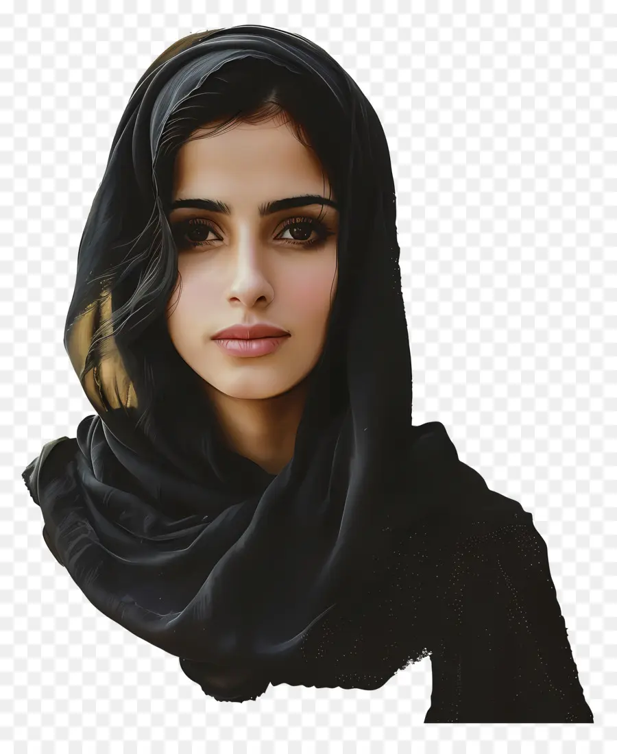 Le Hijab De La Femme，Portrait PNG