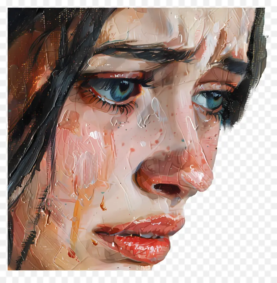 Les Pleurs De Femme，La Tristesse PNG