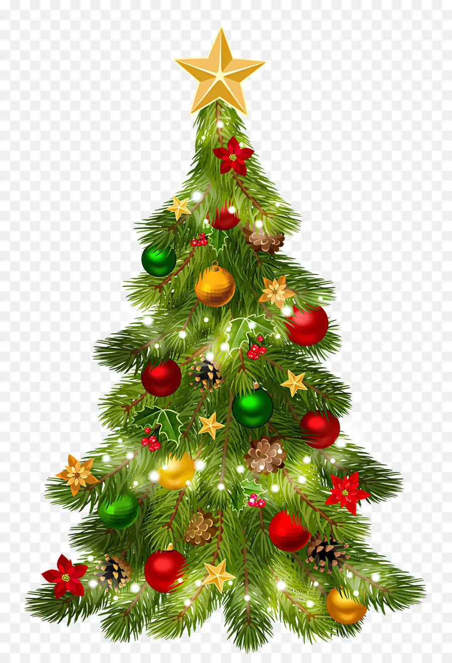 Arbre De Noël，Décorations D'arbre De Noël PNG
