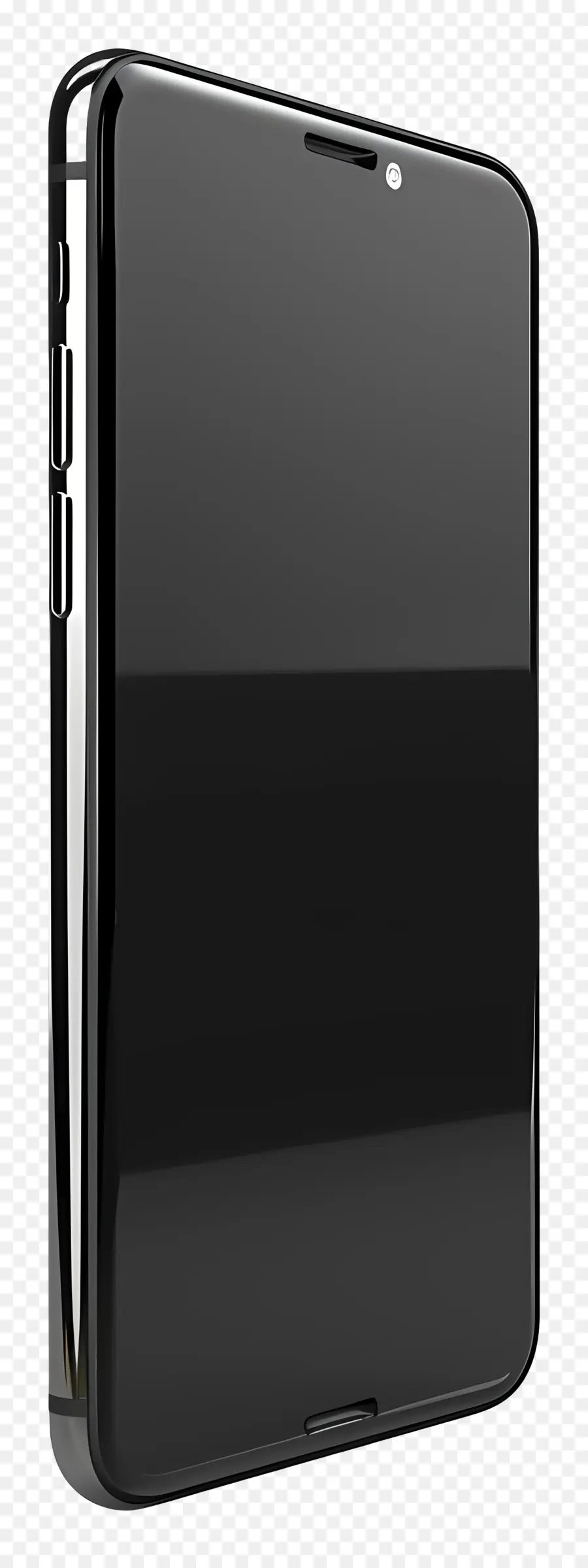 Smartphone，Noir Smartphone PNG