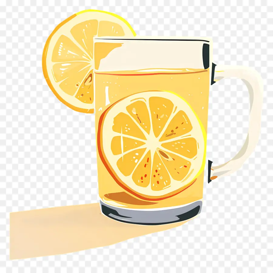 Thé Au Citron，Jus D'orange PNG