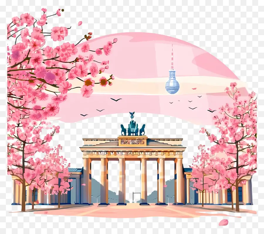 Berlin，Porte De Brandebourg PNG