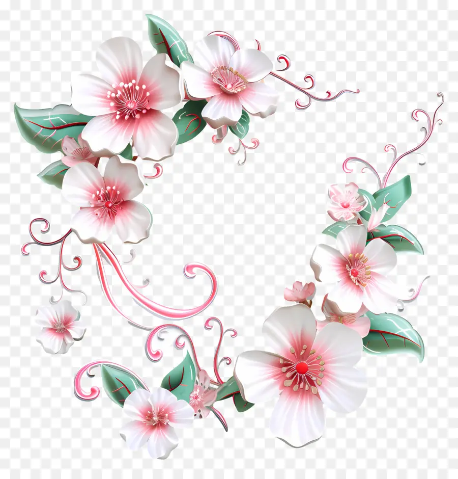 Joyeux 1er Mai，Fleurs Roses PNG