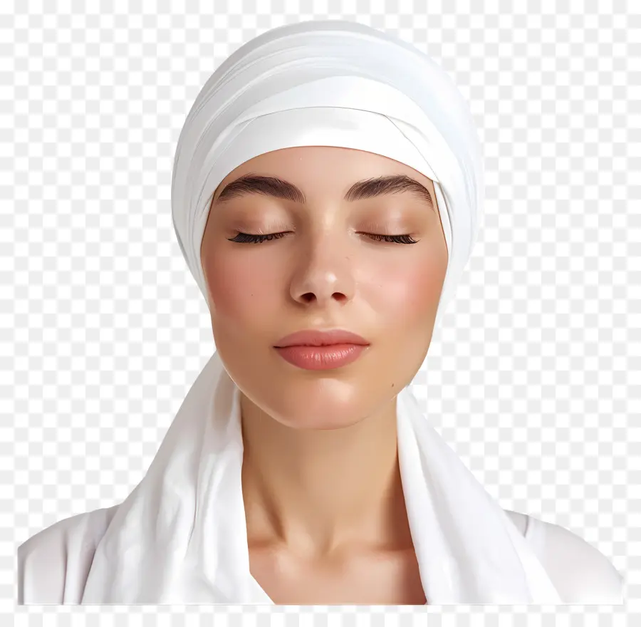 Belle Femme，Femme Avec Foulard PNG