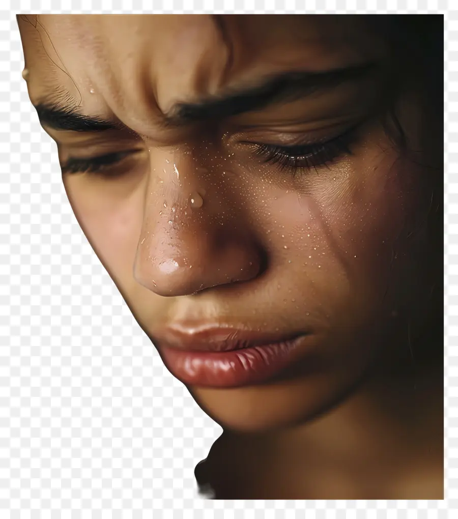 Femme Qui Pleure，Enfant Qui Pleure PNG