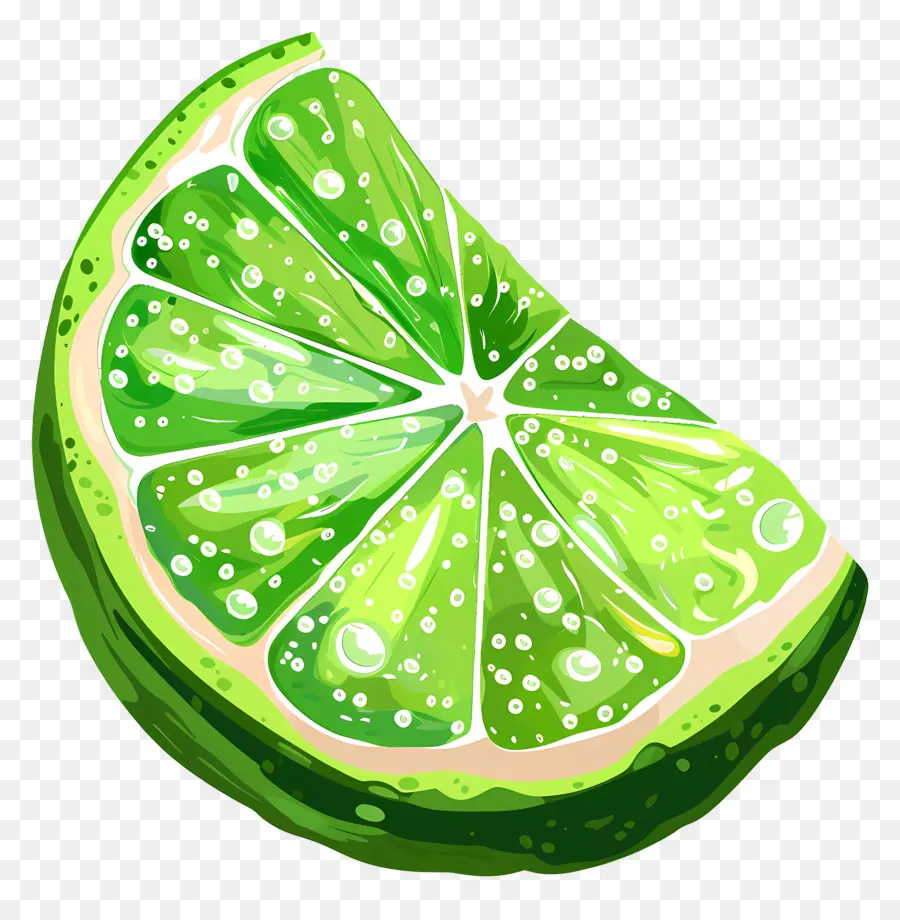 Citron Vert，Tranche De Citron Vert PNG