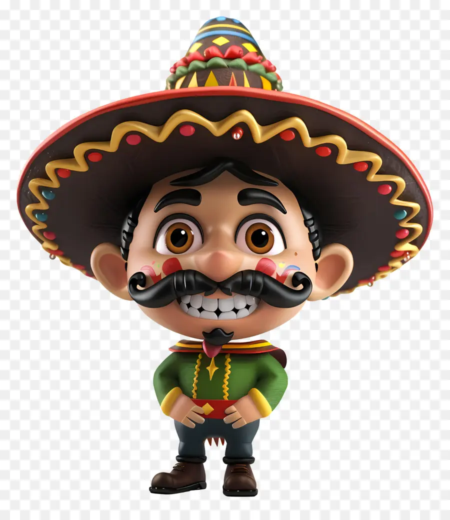 Cinco De Mayo，Personnage De Dessin Animé PNG