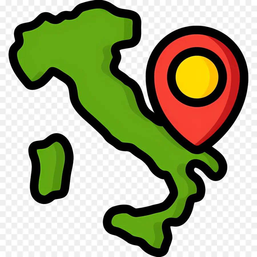 Carte De L'italie，Italie PNG