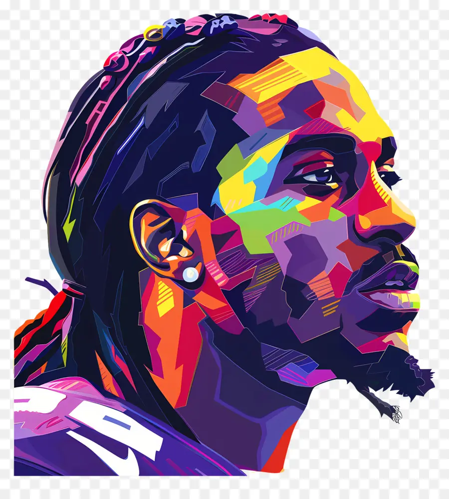 Cordarrelle Patterson，Homme Coloré PNG