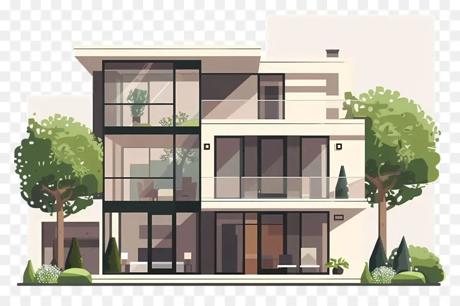 Maison Moderne，L'architecture Moderne PNG