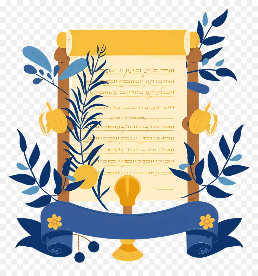 Torah，Faites Défiler Avec Le Texte Hébreu PNG