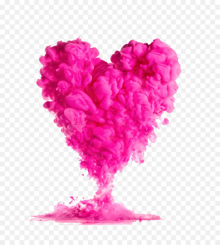 Amour，Coeur Rose PNG