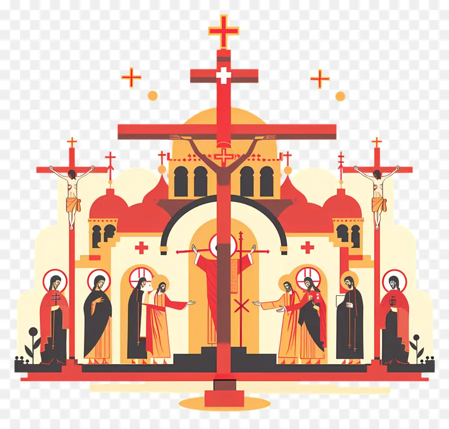 Le Vendredi Saint Orthodoxe，Croix PNG