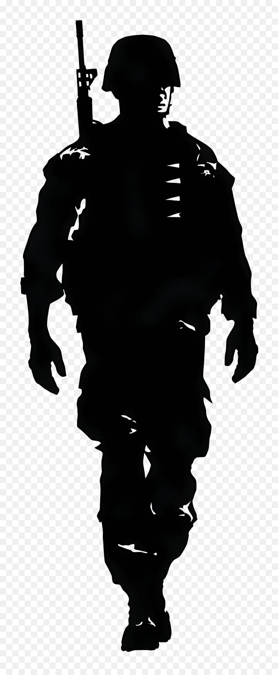 Soldat De La Silhouette，Soldat PNG