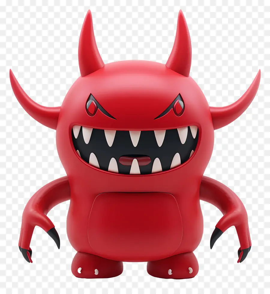 Diable，Monstre Rouge PNG