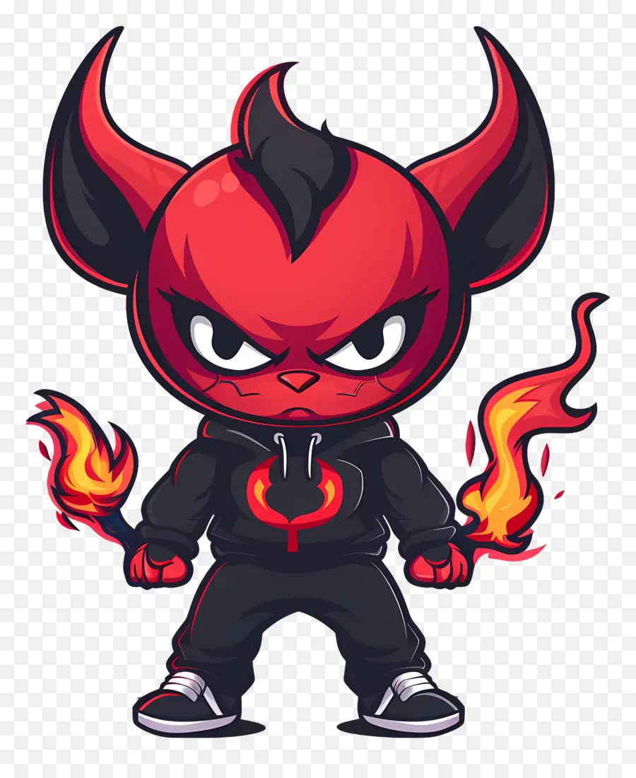 Diable，Caractère Du Diable Rouge PNG