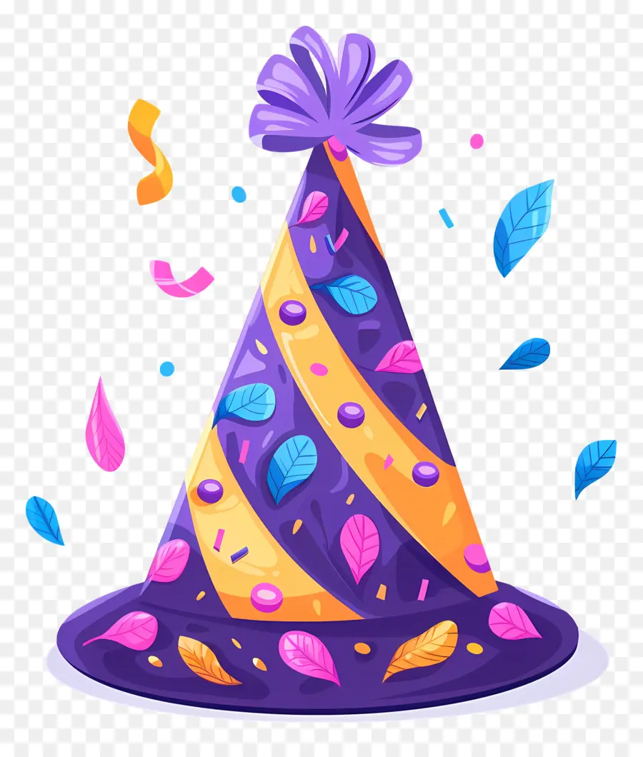 Chapeau De Fête，Confettis PNG