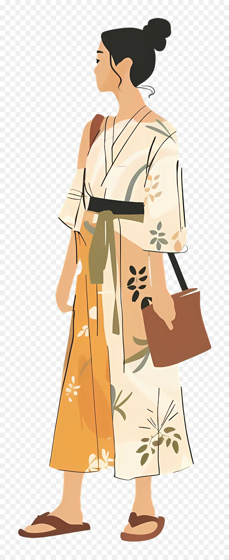 Vestimentaire Décontracté，Kimono PNG