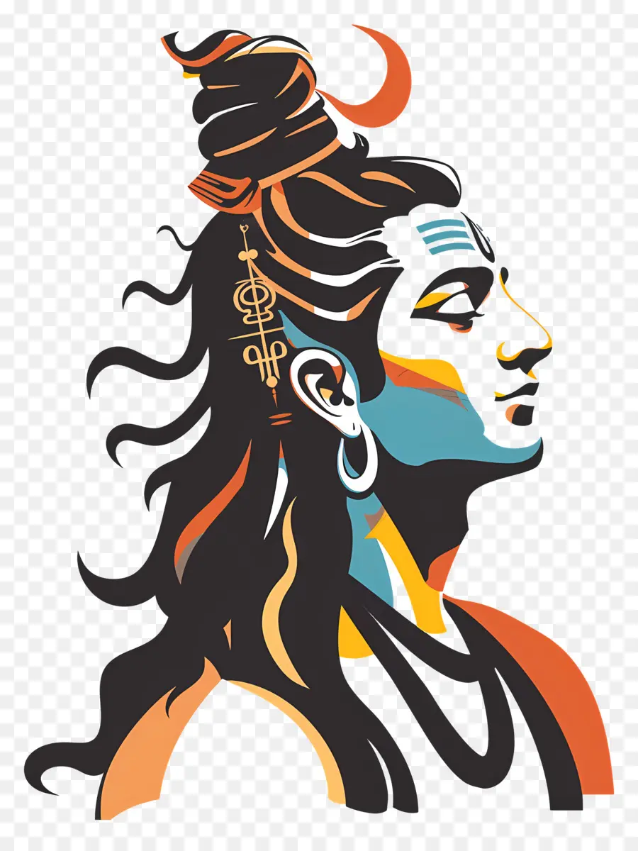 Shiva，L'art Indien PNG