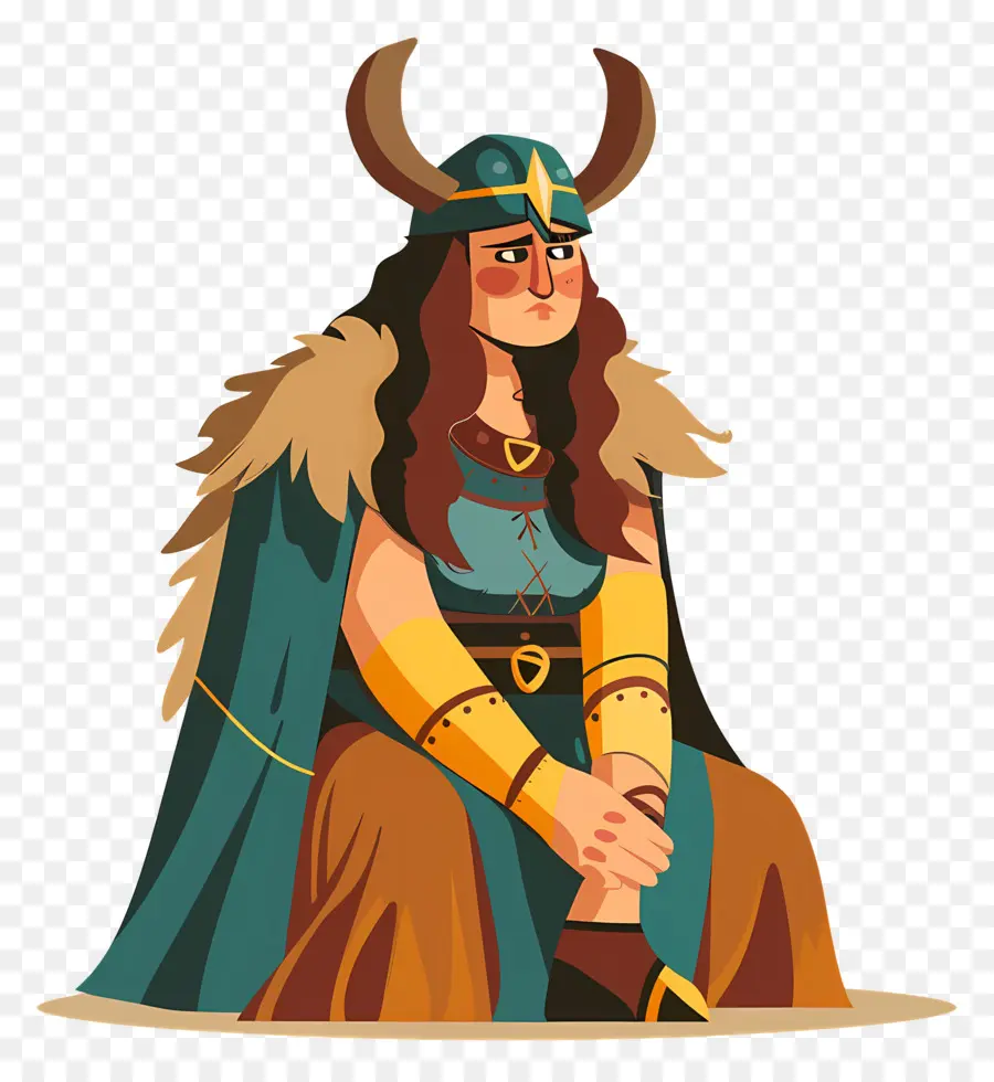 Viking Femme，Guerrier Viking PNG