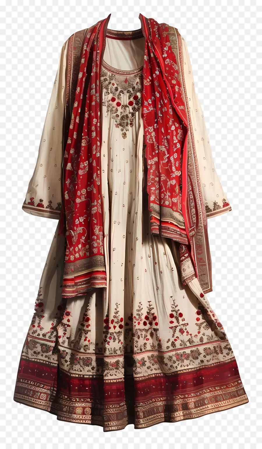 Indian Salwar Kameez，Robe Indienne PNG