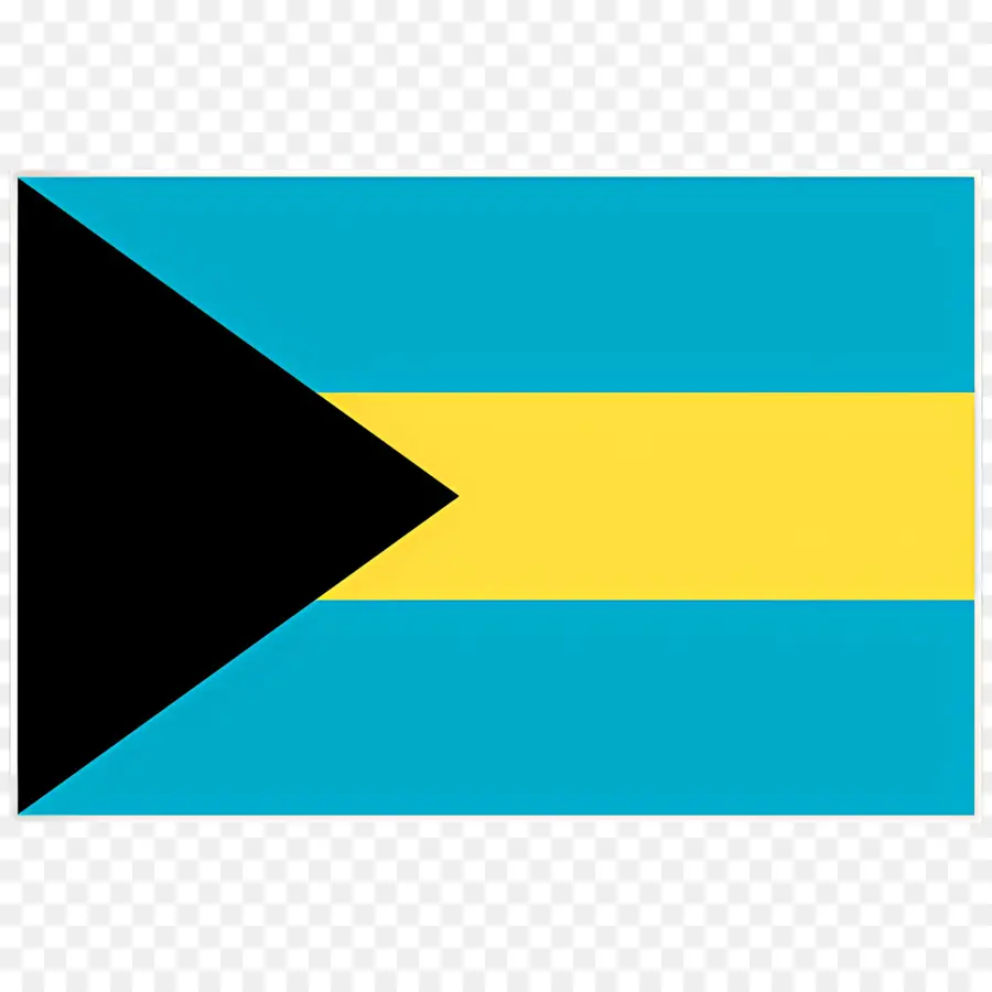 Drapeau Des Bahamas，Drapeau PNG