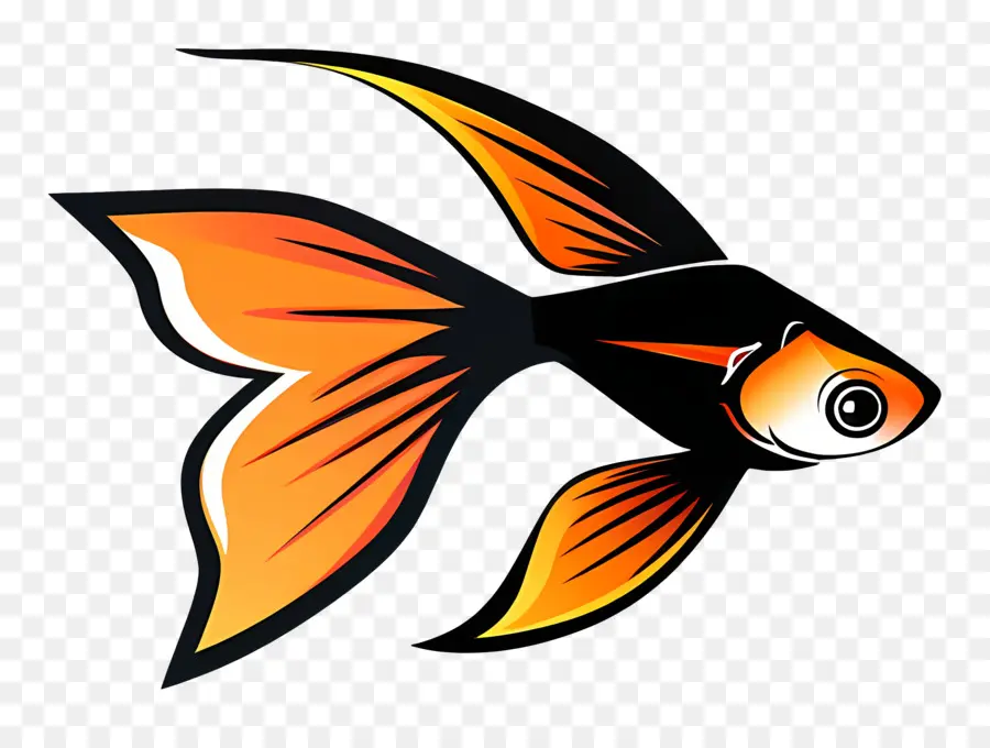 Guppy，Poisson Rouge PNG