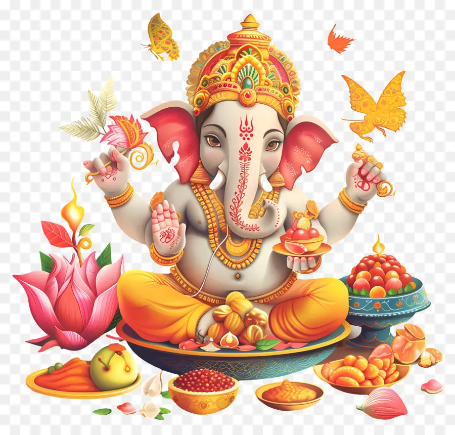 Nouvel An Hindou，Ganesh PNG