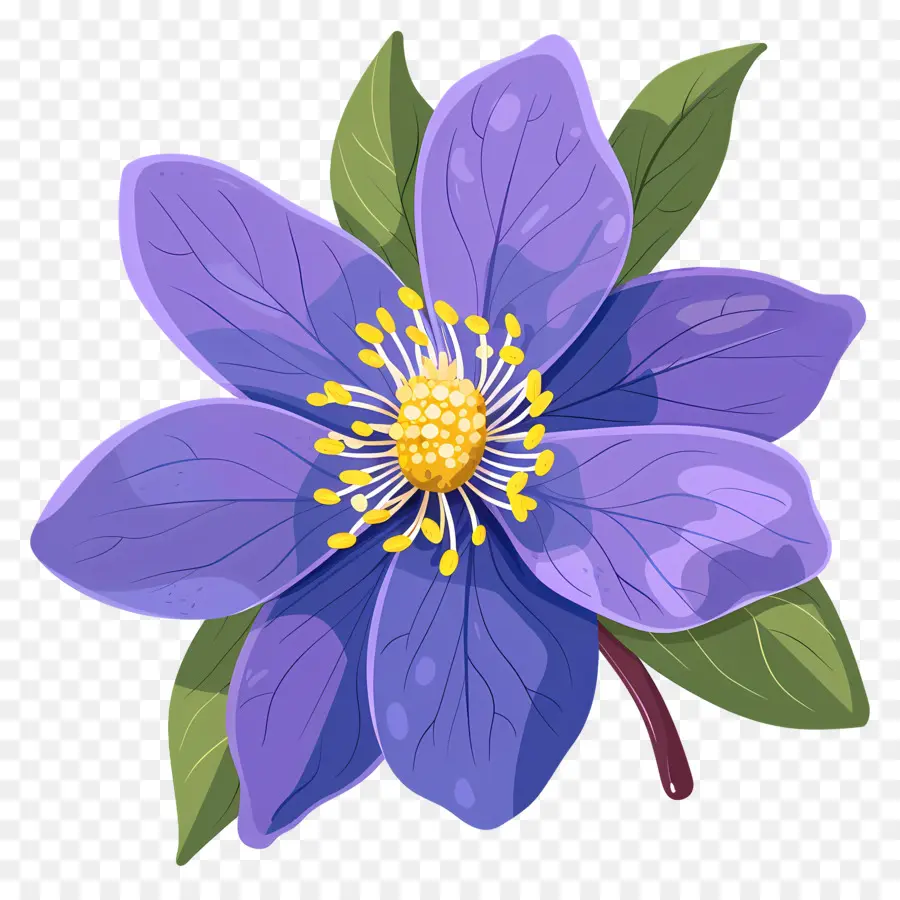 Fleur D'État De L'alaska，Fleur Bleue PNG