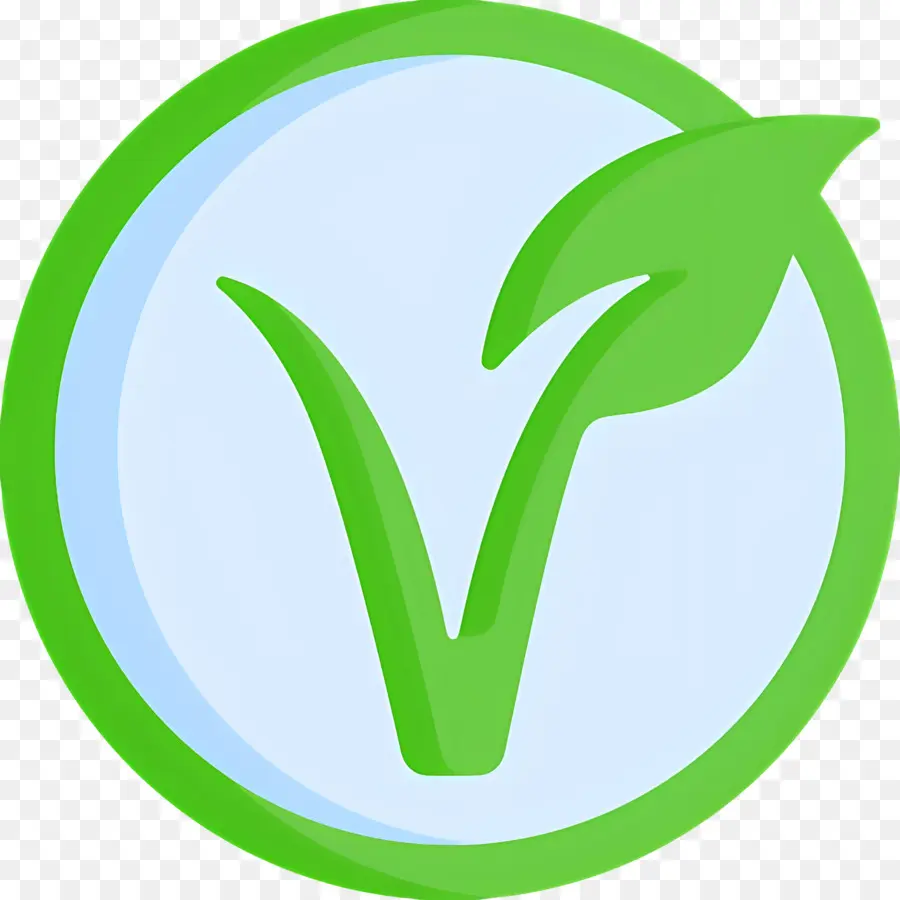 Végétarien Symbole，Feuilles Vert Logo PNG