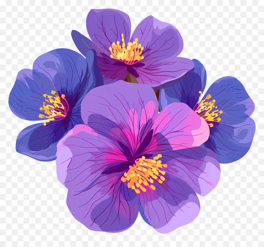 Fleur De L'État De L'alaska，Fleurs Pourpres PNG