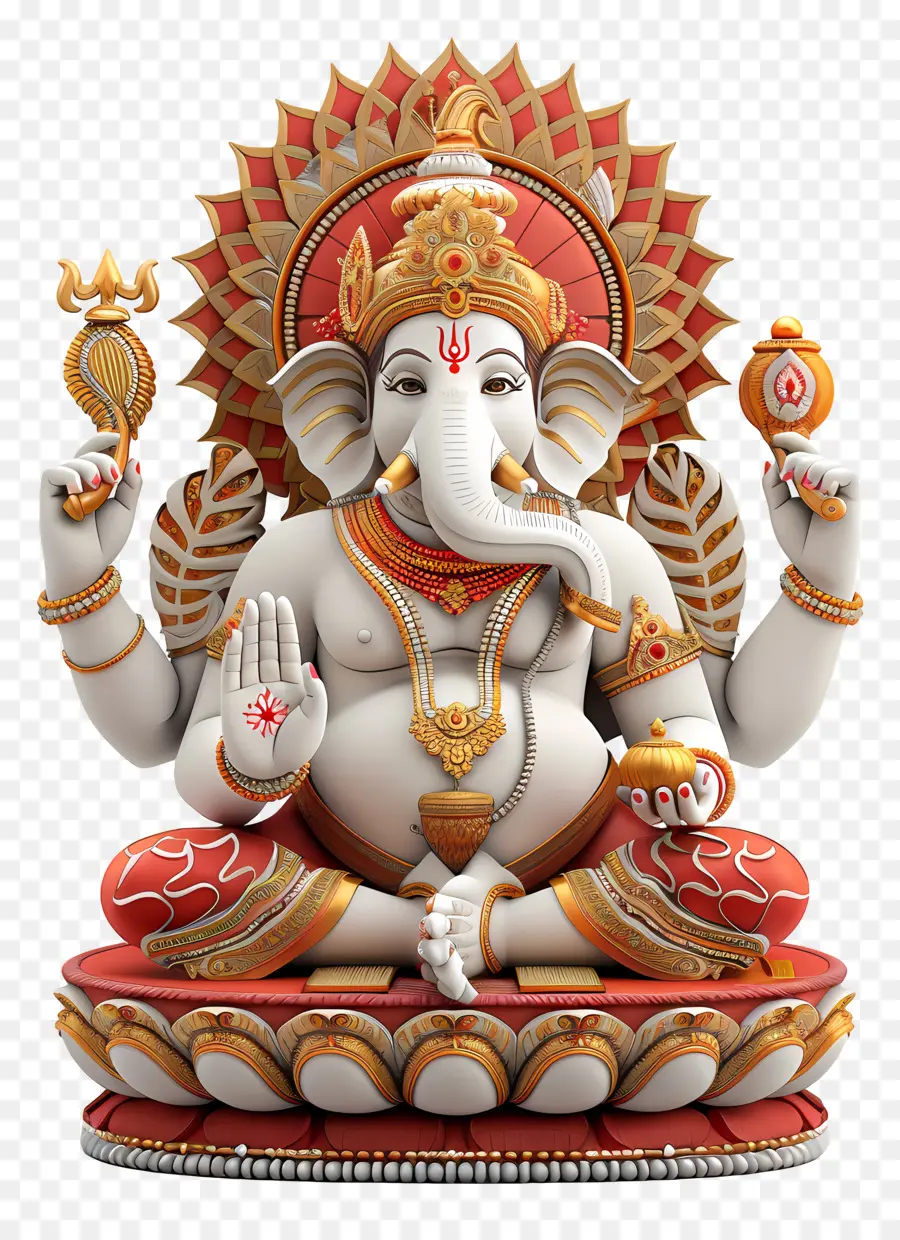 Nouvel An Hindou，Seigneur Ganesha PNG