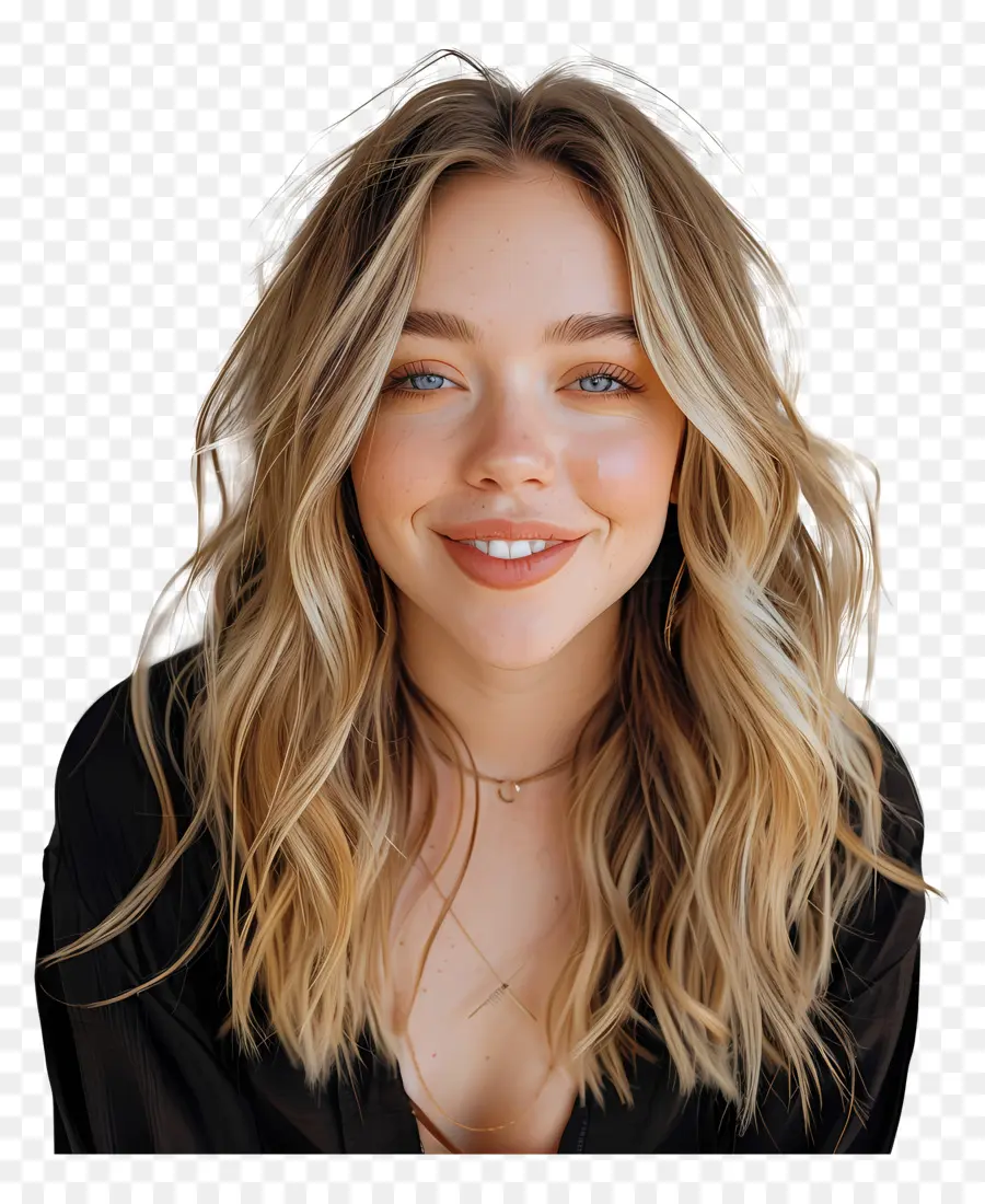 Sydney Sweeney，Femme Blonde Souriante PNG