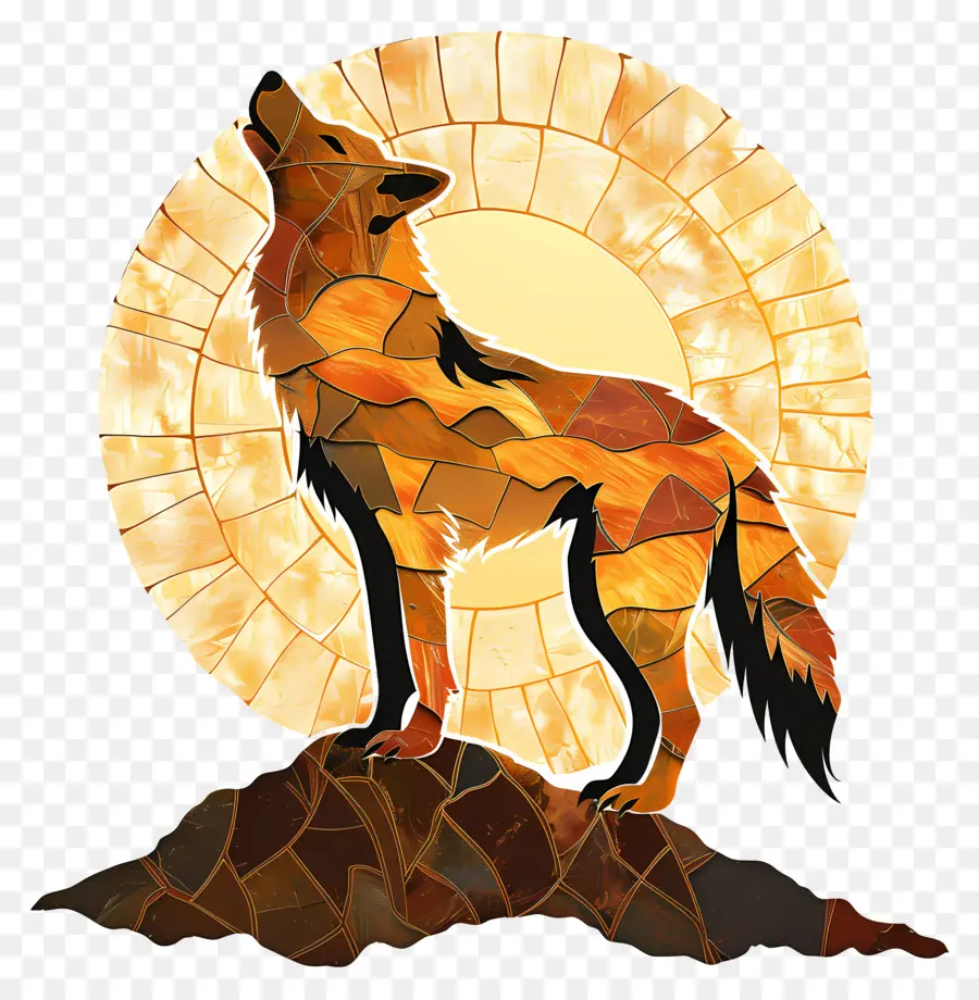 Loup Silhouette，Loup PNG